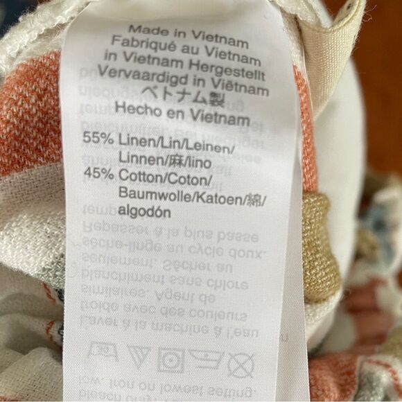 Madewell Linen Blend Wide Leg Crop Pants Size Small - Picture 7 of 7